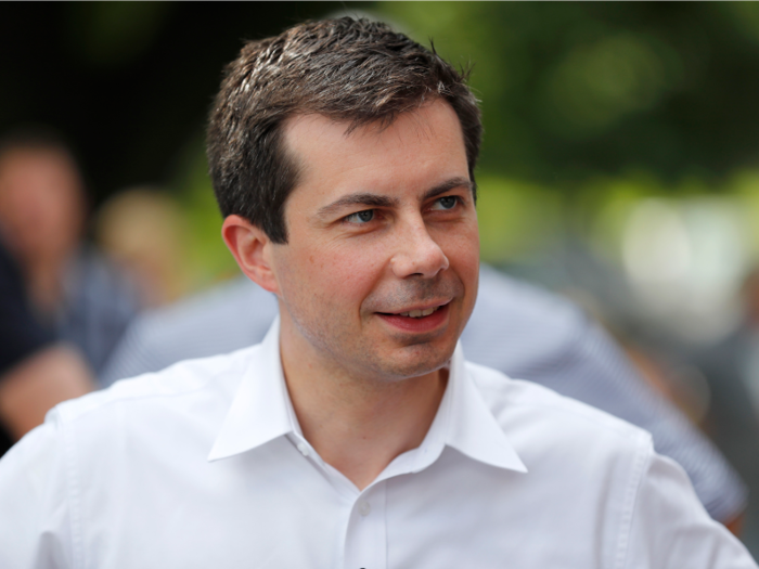 South Bend Mayor Pete Buttigieg was handed an alcoholic drink in a brown bag at a New York City park.