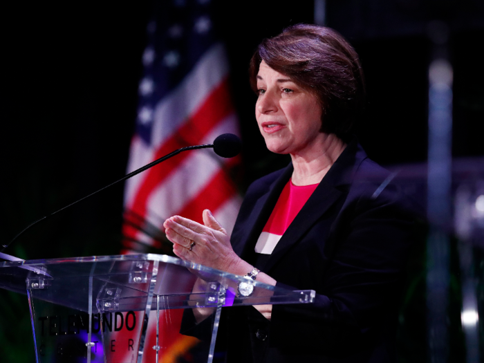 Sen. Amy Klobuchar told an audience to clap for her when one of her lines fell flat during a CNN town hall.