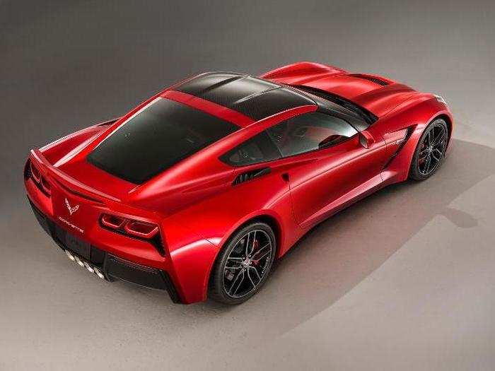 The Corvette Stingray also makes 460 horsepower, minus some of the Grand Sport