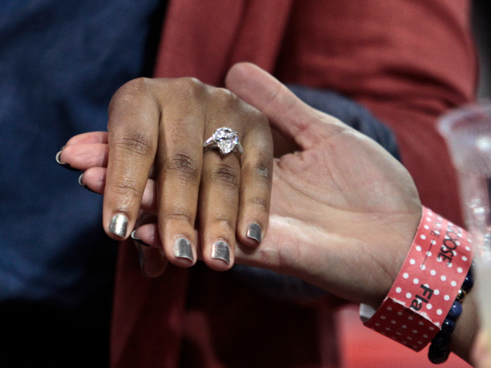 2011: LeBron and Savannah got engaged.