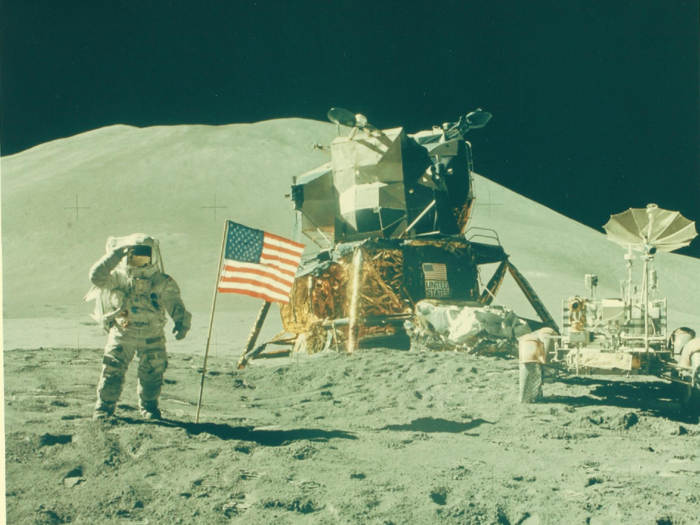 Armstrong stepped onto the moon at 10:56 p.m. ET on July 20, 1969. About 650 million people watched the historic event live. Apollo 11