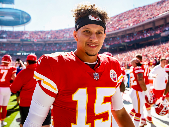 1) Patrick Mahomes, Kansas City Chiefs – 97 Overall