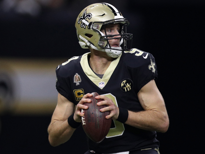 4) Drew Brees, New Orleans Saints – 92 Overall