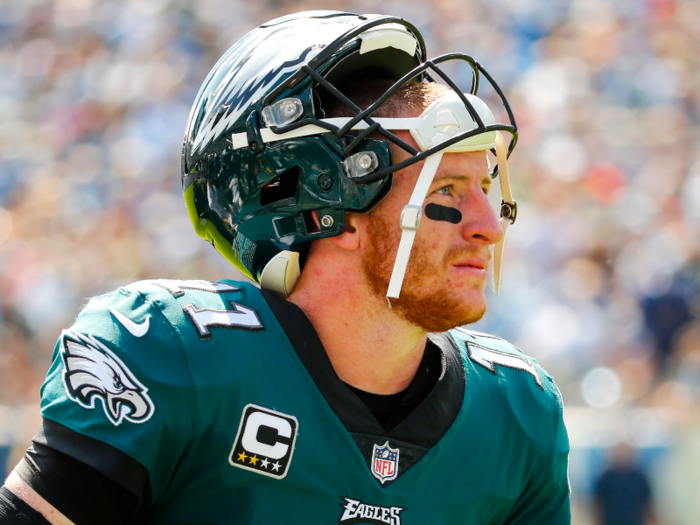 14) Carson Wentz, Philadelphia Eagles – 82 Overall