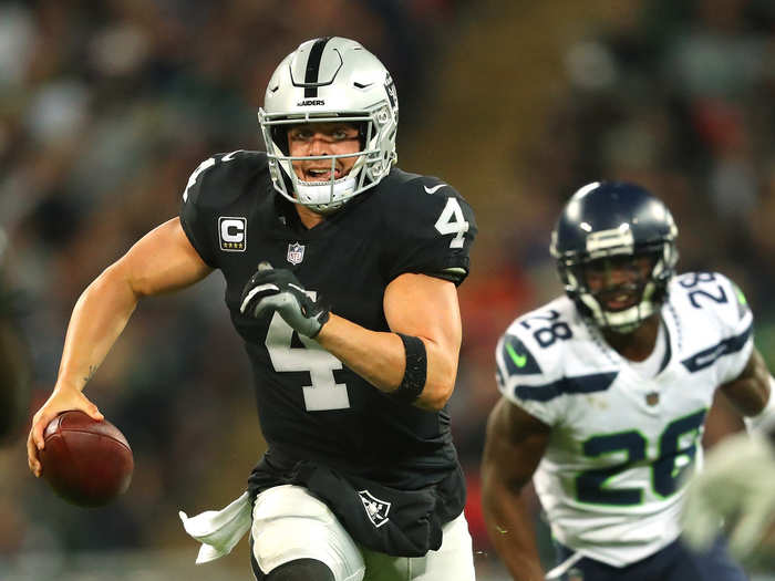 17) Derek Carr, Oakland Raiders – 80 Overall