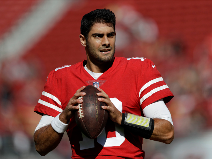 21)  Jimmy Garoppolo, San Francisco 49ers – 78 Overall