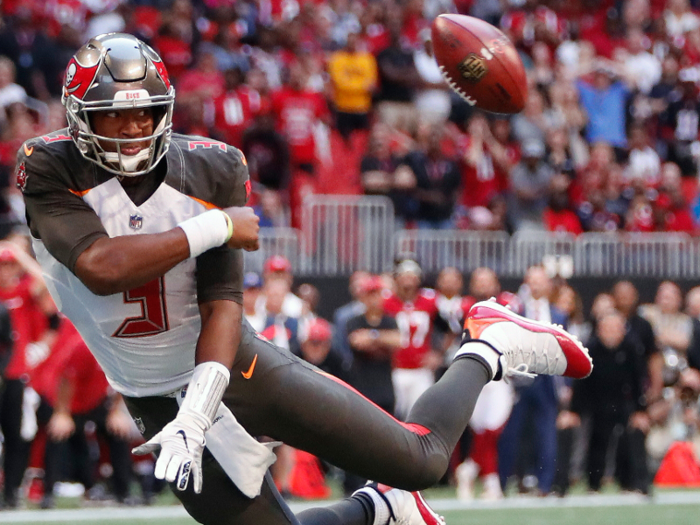 25) Jameis Winston, Tampa Bay Buccaneers — 76 Overall