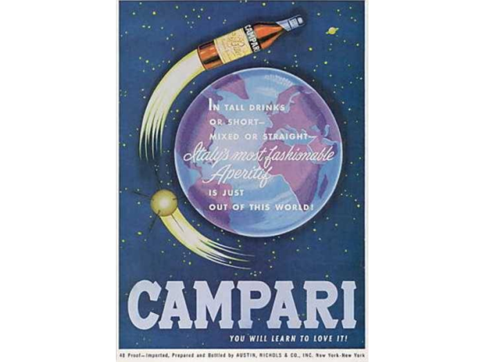 Campari, the Italian aperitif, boasted that it was 