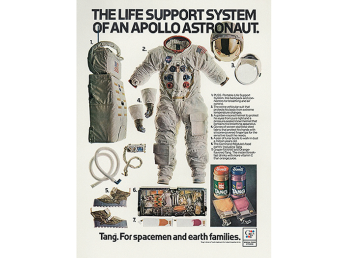 Tang was known for being the powdered drink mix of choice for NASA Gemini astronauts. 