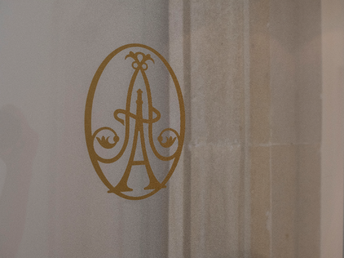 Here and there throughout the hotel, I spotted an ornate golden "A" logo.