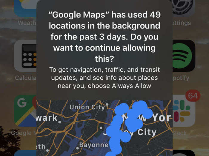 Get better visibility into how apps are using your location.