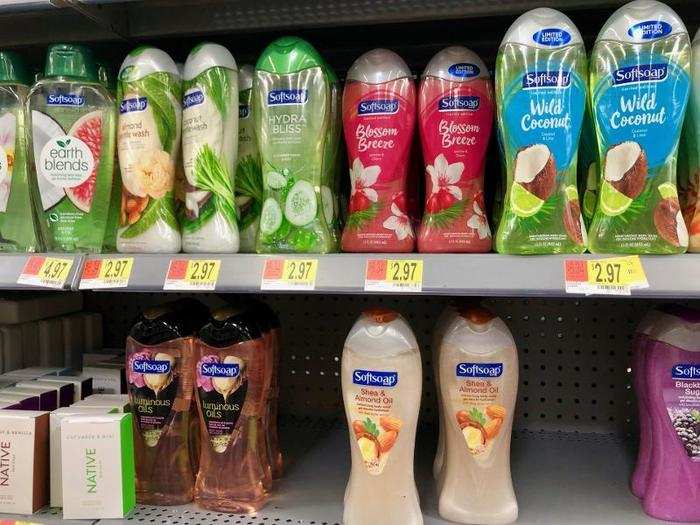 ... as well as body wash for under $3 each.