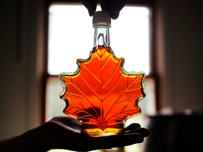 Canada produces 71% of all the maple syrup in the world