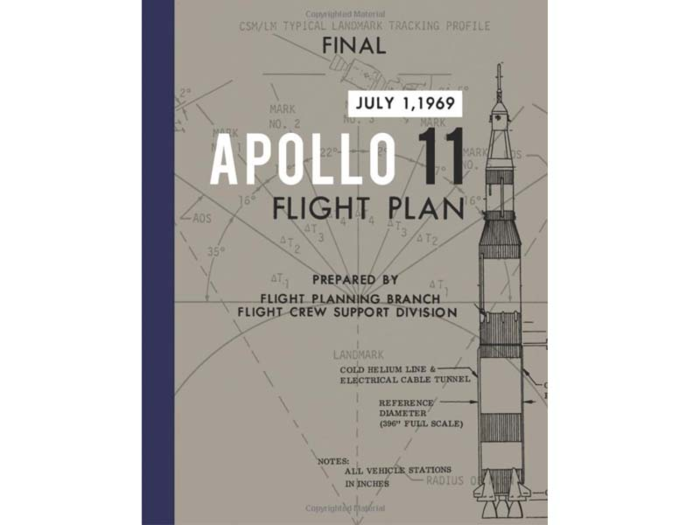 The official Apollo 11 flight plan