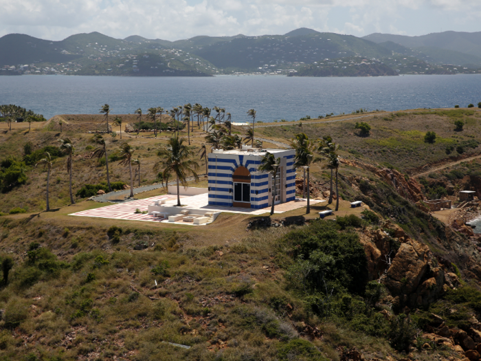 The island also has a temple structure that boasts some strange features. One of those features, Business Insider previously reported, is a door that appears to be designed to keep people inside.