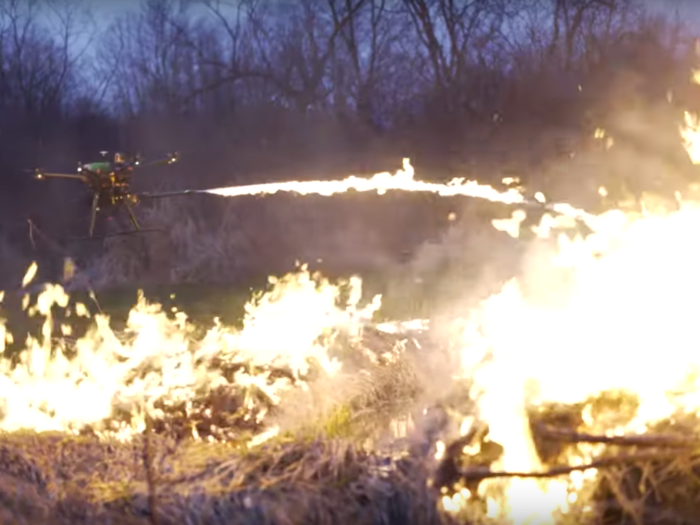 The TF-19 WASP flamethrower has apparently gotten a lot of attention since it was released earlier this month. The drone attachment is already on backorder, and Throwflame says it could take four to six weeks for your delivery to be processed.