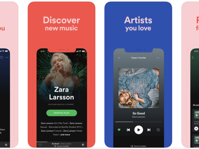 Spotify, for all my music needs