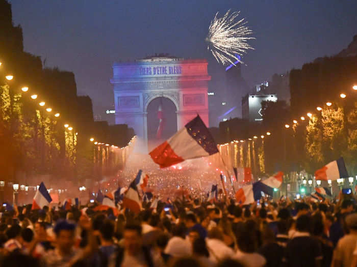 The palace shares a name with the nearby Champs-Élysées, the iconic boulevard lined with shops that runs through the heart of Paris and ends at the Arc de Triomphe.