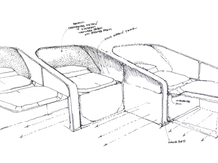 According to Chase Pitner, the project designer from HNTB Architecture, one of the key concepts in the design was creating a locker with functional sleeping space. Doing so would mimic the "nap rooms" in other college locker rooms.