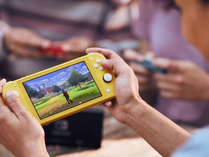 The new Nintendo Switch Lite.