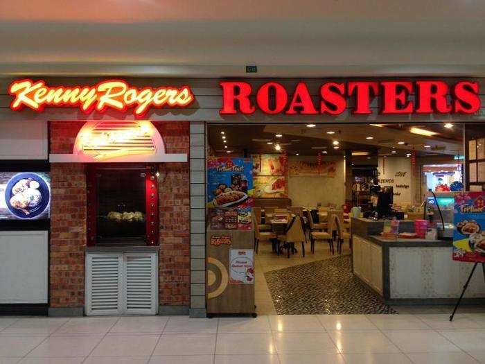 KENNY ROGERS ROASTERS — Founded in 1991 by country singer and songwriter Kenny Rogers, this chain had a few good years before going bankrupt in 1998. But even though Kenny Rogers Roasters no longer exists in the US, it