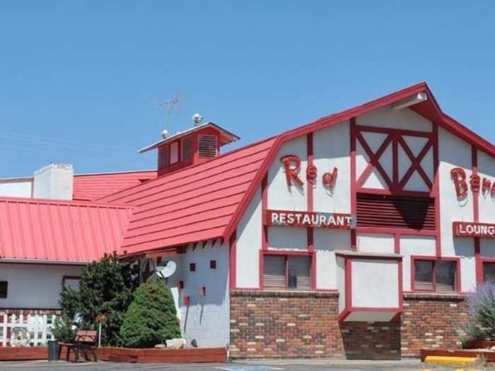 RED BARN — A small-town burger chain founded in Ohio in 1961, Red Barn at its peak had hundreds of restaurants across the US, Canada, and Australia. A former Red Barn location in Racine, Wisconsin, still operates with a similar theme and menu under the name "The Farm."