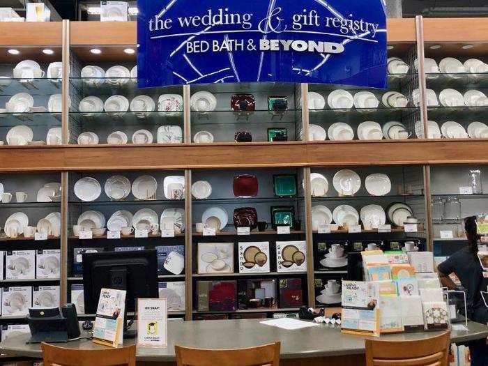 The wedding and gift registry was also a breath of fresh air from the chaos of the rest of the store.