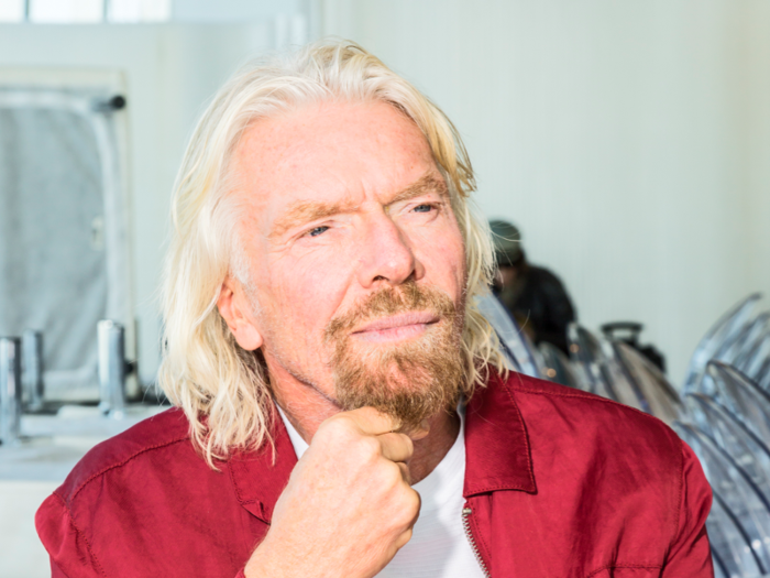 Richard Branson started his first business.