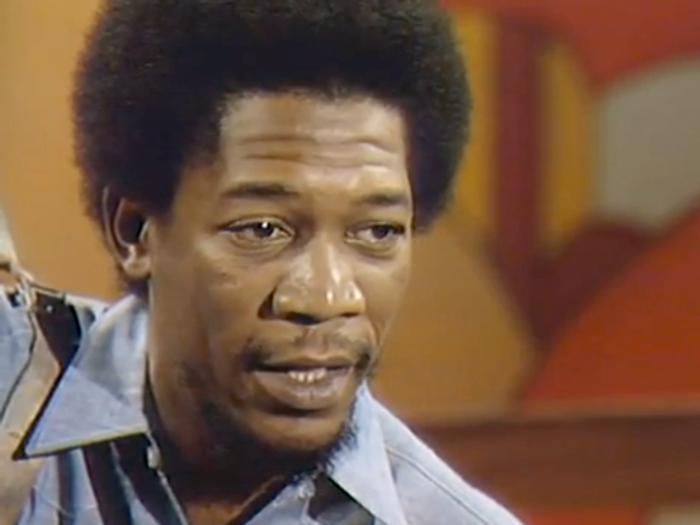 Morgan Freeman was a struggling artist.