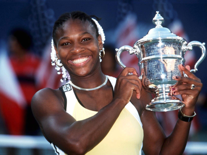 Serena Williams won her first Grand Slam title.