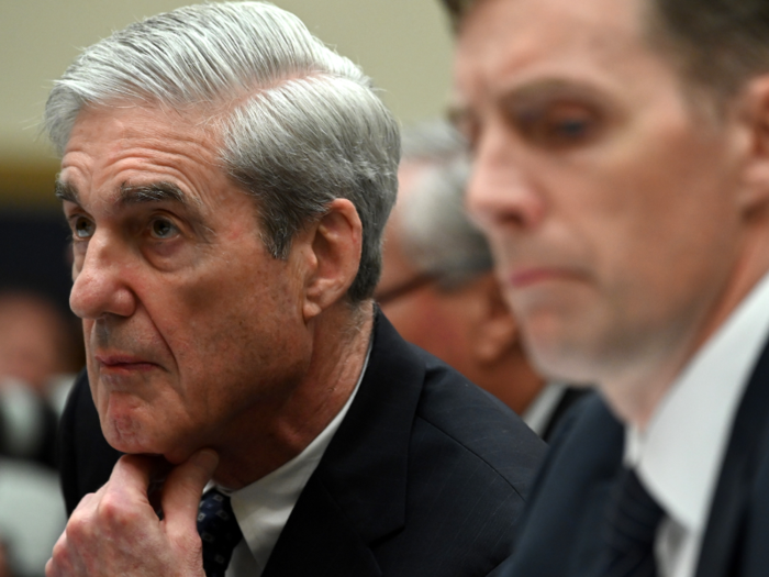 Mueller defended his investigation after Republican Rep. Tom McClintock blasted him for making "a political case" against Trump.