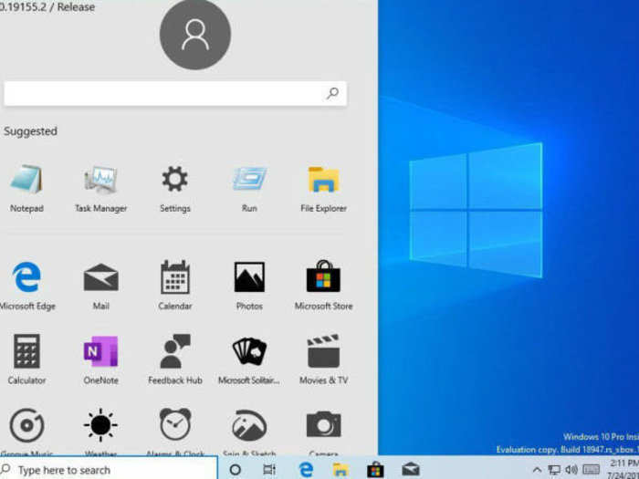 ​Microsoft’s new Windows 10 start menu redesign shifts the search bar