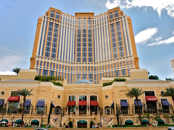 6. The Palazzo in Las Vegas, Nevada: 70.08% five-star reviews