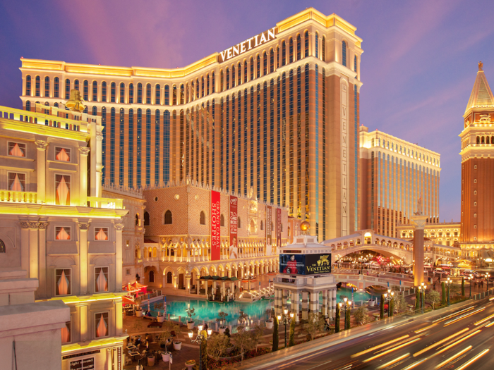 16. The Venetian Resort in Las Vegas, Nevada: 64.63% five-star reviews