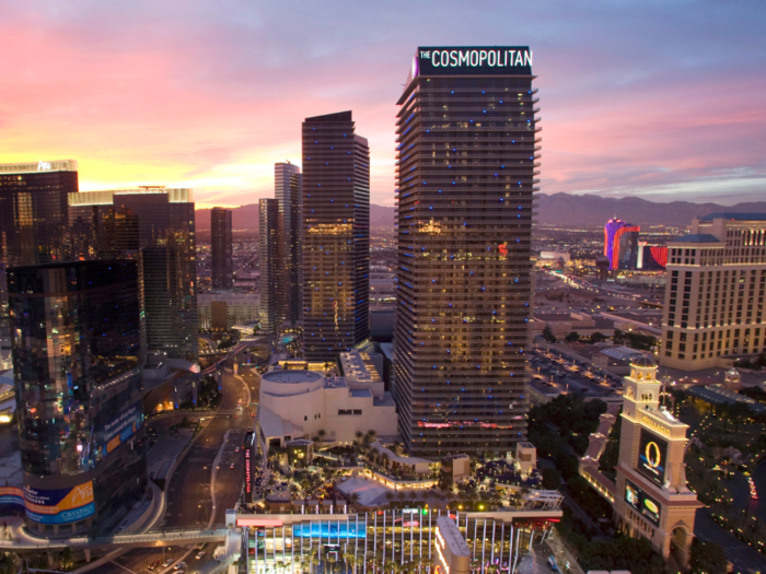 20. The Cosmopolitan of Las Vegas, Nevada: 62.62% five-star reviews