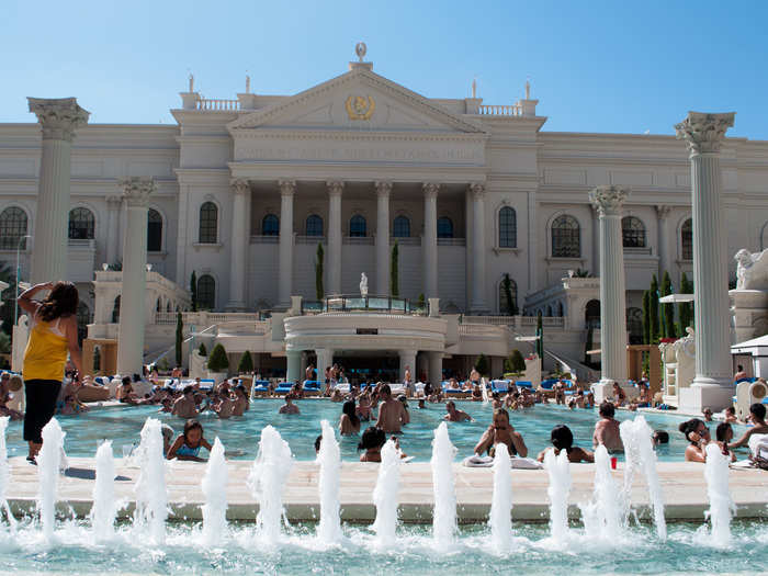 21. Caesars Palace in Las Vegas, Nevada: 62.16% five-star reviews