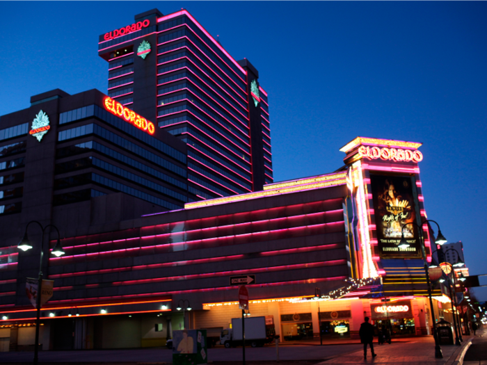 39. Eldorado Resort Casino in Reno, Nevada: 54.89% five-star reviews