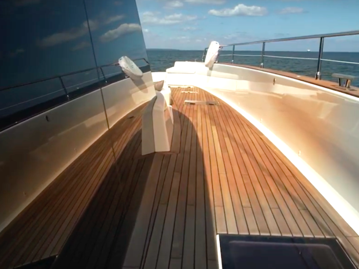 Walking around the deck can make for some incredible viewpoints on this 80-foot beast.