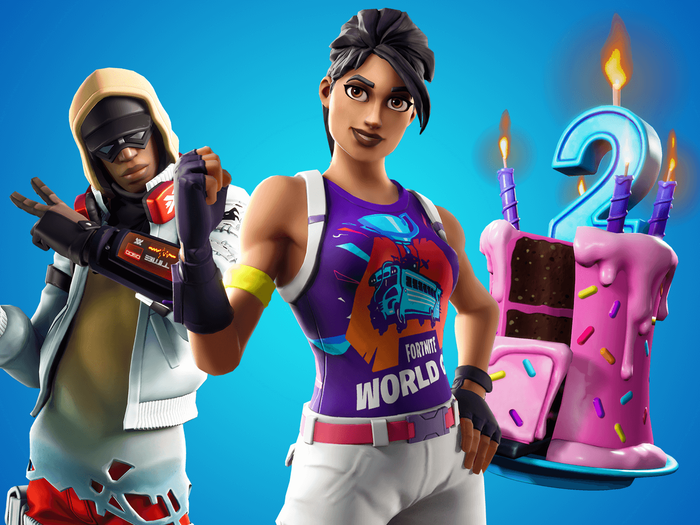 "Fortnite" will also be giving players free rewards to celebrate the second anniversary of the game