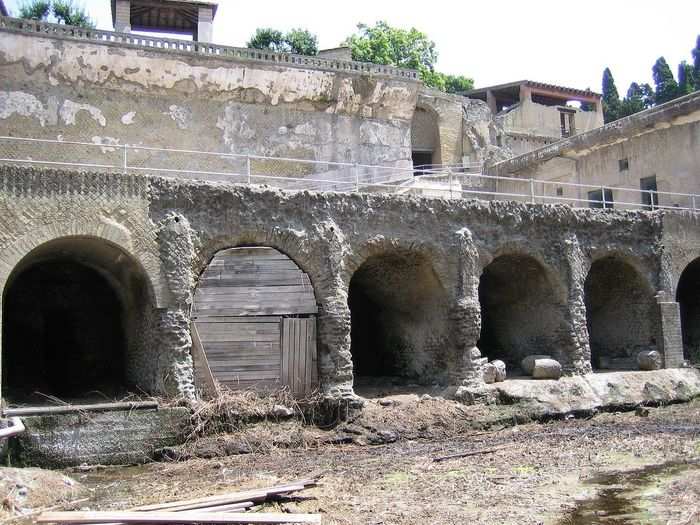 Our tour of Herculaneum ended on a dark note at the town