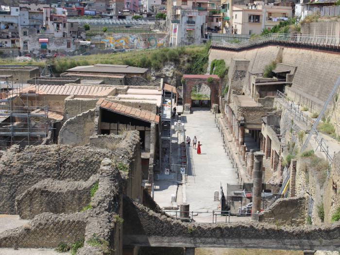 According to mythology, Herculaneum was founded by — you guessed it — Hercules after he defeated the monster Cacus who stole his cattle.