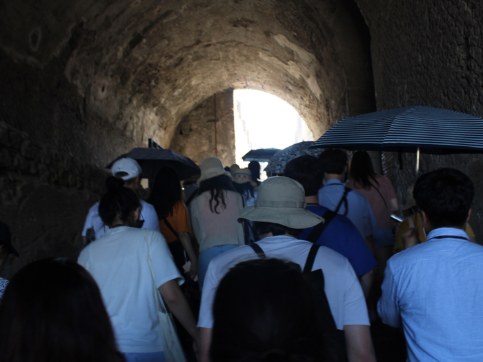 On a good day (depending on how you want to look at it), the ancient ruins welcome some 15,000 visitors. While the city