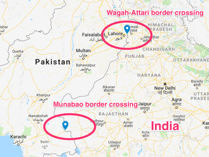 The Wagah-Attari and Munabao border crossings are the only places people can travel by train between India and Pakistan. Both rail services going through Wagah-Attari and Munabao have been suspended at various points in the past decade due to violence — either all-out war or terrorism.