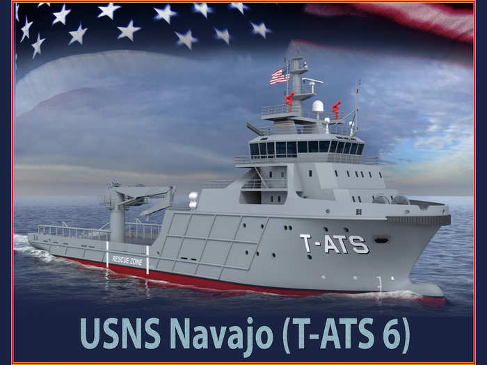 Navajo-class towing, salvage, and rescue ships will be named for Native American tribes or famous Native Americans.