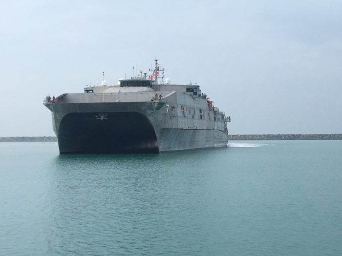 Expeditionary Fast Transports (EPFs) are being named for small US cities, like Carson City, Nevada. But a future EPF will be the USNS Puerto Rico — a US territory.