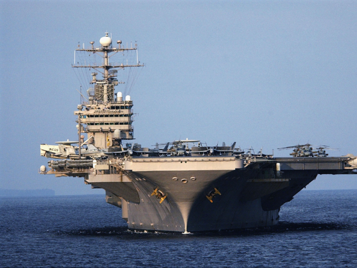 Aircraft carriers are supposed to be named for US presidents. Of the 11 currently commissioned, eight are named for presidents and two for members of Congress (the USS John C. Stennis and the USS Carl Vinson). One, the first of the Nimitz-class, is named for Navy Adm. Chester W. Nimitz, who was commander of the US Pacific Fleet and commander in chief in the Pacific during WWII.