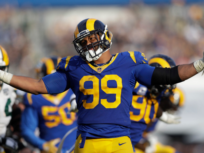 1. Aaron Donald, Los Angeles Rams Defensive End, 99 Overall