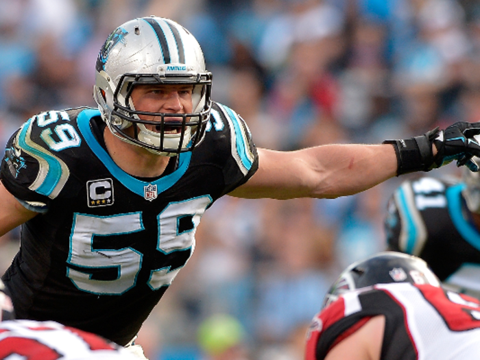 7. Luke Kuechly, Carolina Panthers Linebacker, 98 Overall