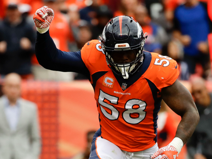 11. Von Miller, Denver Broncos Linebacker, 97 Overall