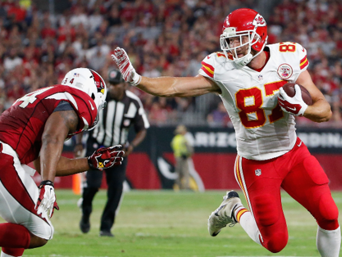 16. Travis Kelce, Kansas City Chiefs Tight End, 96 Overall